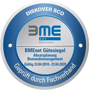 BME-Gütesiegel 2018 für DISKOVER - SCT GmbH